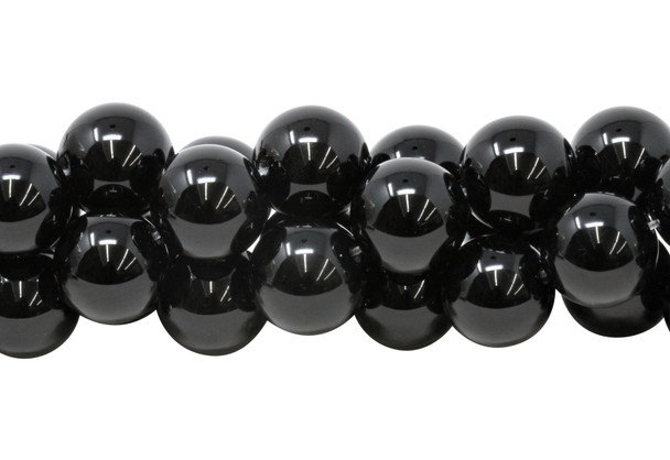 Black Onyx Grade A Polished 18mm Round