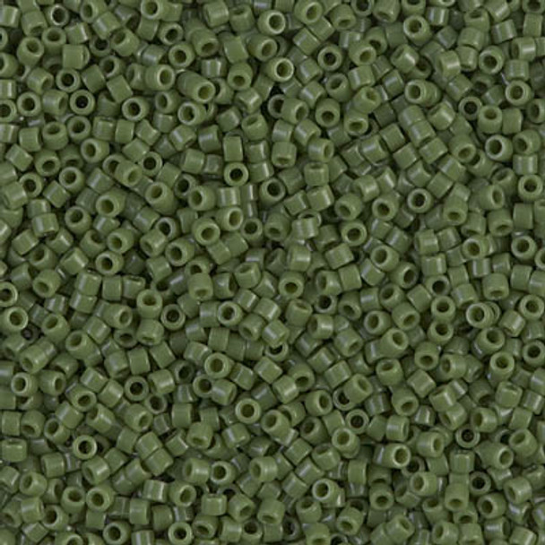 Delicas Size 11 Miyuki Seed Beads -- 1135 Avocado Opaque