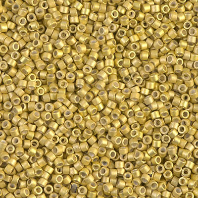 Delicas Size 11 Miyuki Seed Beads -- 1154 Galvanized Zest Semi Matte