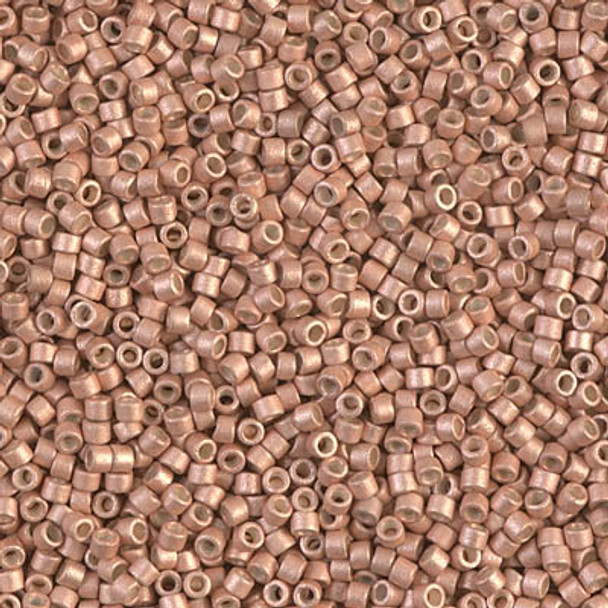 Delicas Size 11 Miyuki Seed Beads -- 1155 Galvanized Muscat Semi Matte