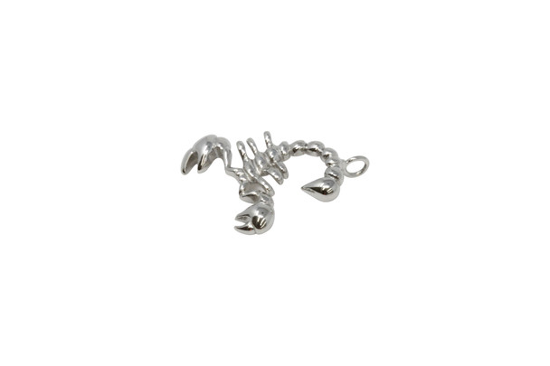 Stainless Steel 35.5x24mm Scorpion Pendant