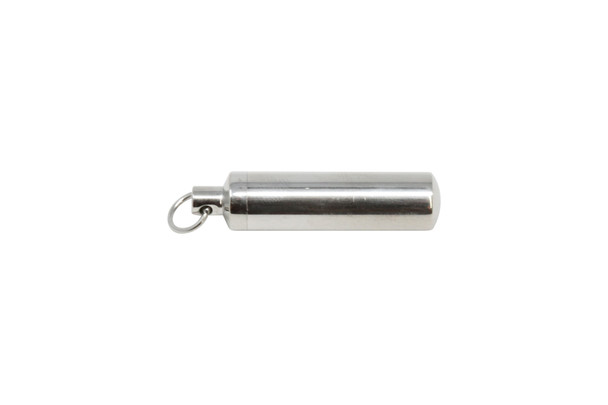 Stainless Steel Screw Top Capsule 37x9mm Pendant