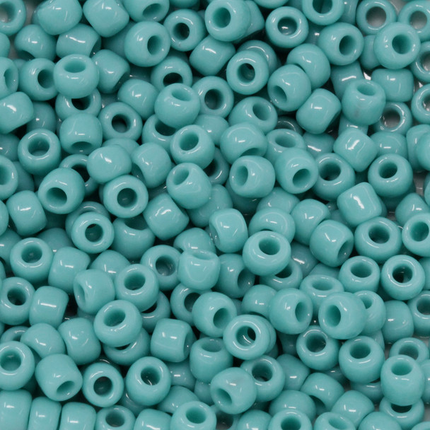 Size 6 Toho Seed Beads -- 412D Opaque Turquoise