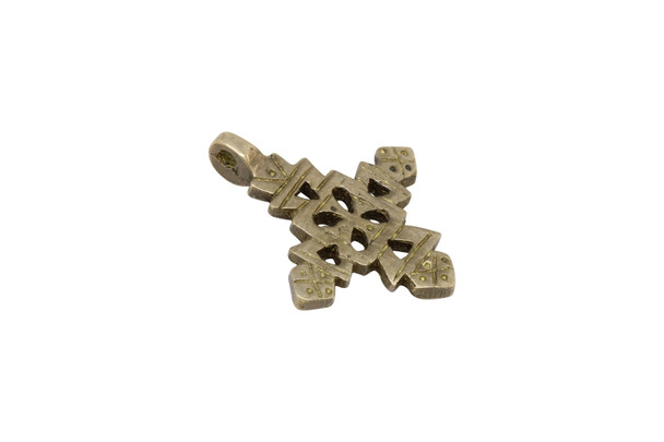 Indian Brass 32x40mm Square Cross