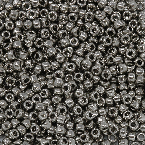 Size 8 Toho Seed Beads -- 464A Nickel Plated