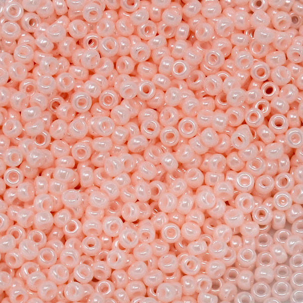 Size 11 Miyuki Seed Beads -- 427A Opaque Peach Luster