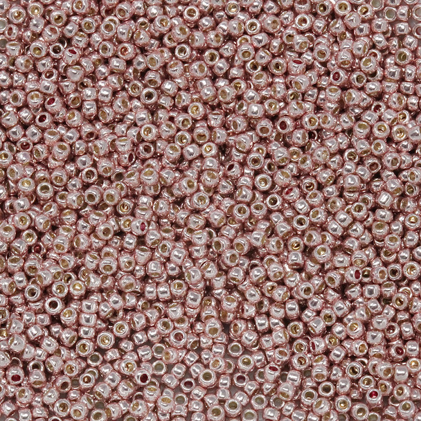 Size 15 Toho Seed Bead -- P475 Galvanized Light Pink