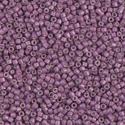 Delicas Size 11 Miyuki Seed Beads -- 1173 Galvanized Magenta Matte