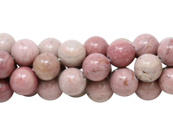 Natural Rhodonite Polished 12mm Round