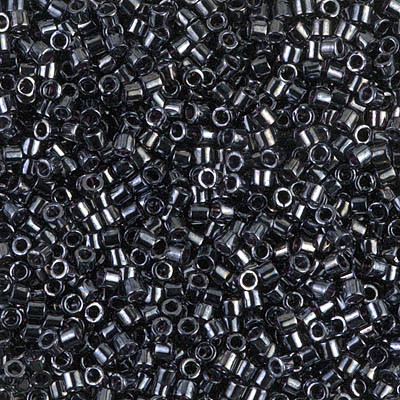 Delicas Size 10 Miyuki Seed Beads -- 001 Gunmetal