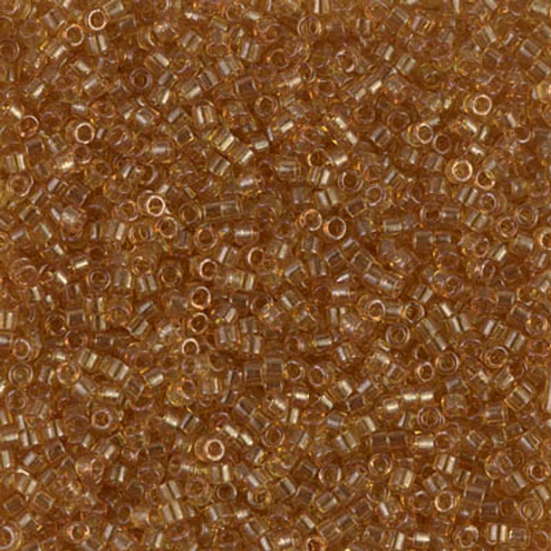 Delicas Size 11 Miyuki Seed Beads -- 118 Transparent Saffron Luster