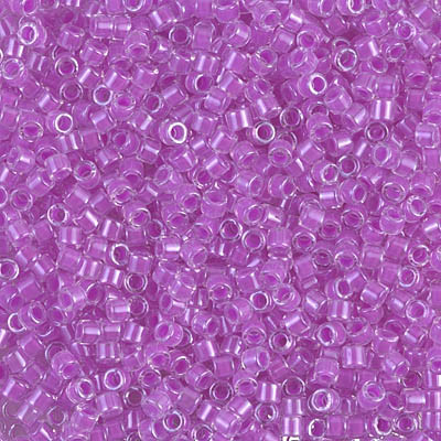 Delicas Size 10 Miyuki Seed Beads -- 2038 Luminous Plum Crazy