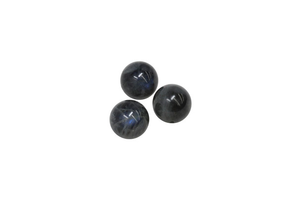 Dark Labradorite AA Grade Polished 12mm Round Bead