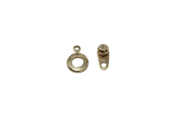 Antique Gold Plated Ball and Socket Clasp 8mm