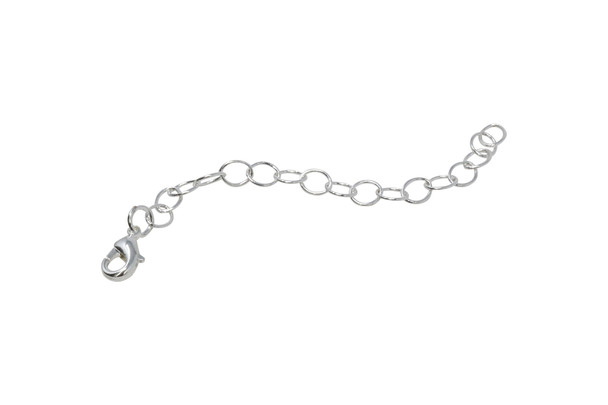 Silver Plated 3 1/4" Chain Extender