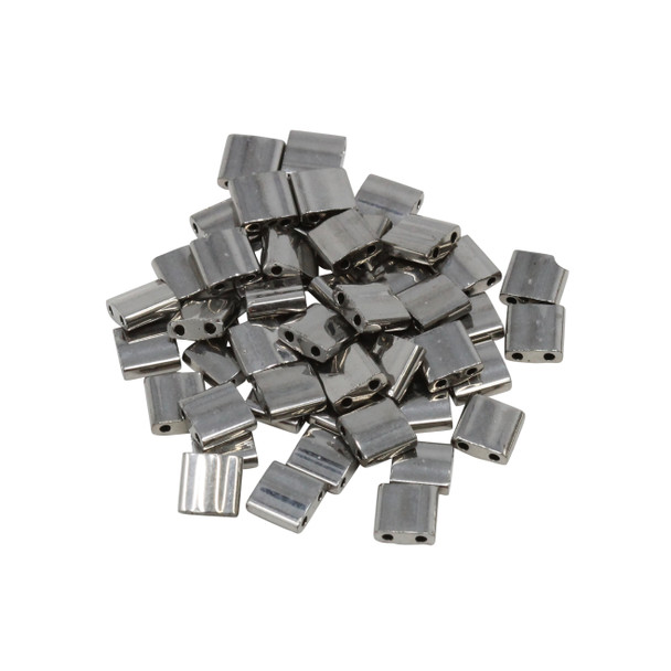 5mm Tila Beads -- Nickel Plated