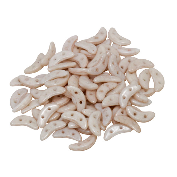 CzechMates® Crescent Beads -- Opaque Warm Taupe