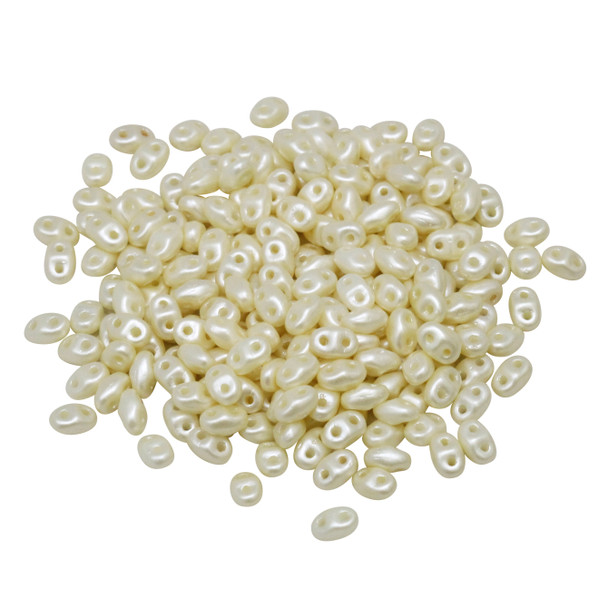 Matubo Mini SuperDuo -- Cream Pearl Coat