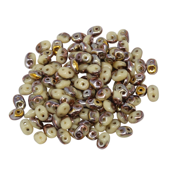 Matubo SuperDuo -- Opaque Beige Apollo