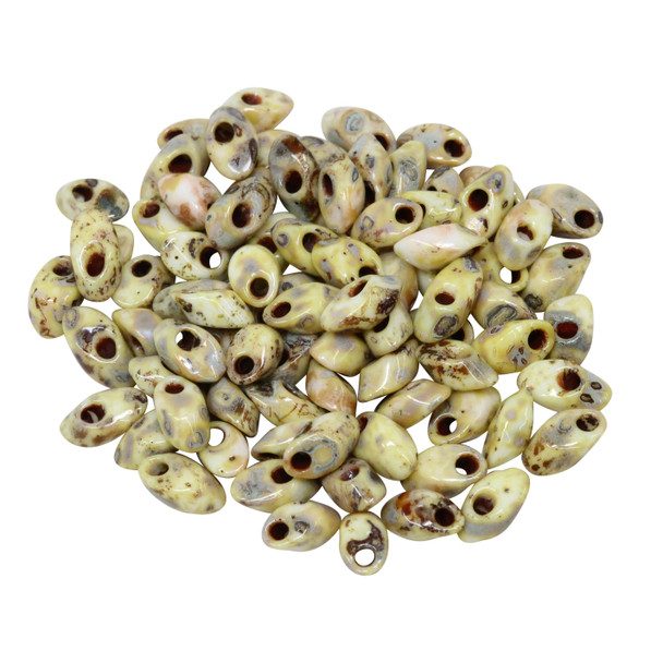 4x7mm Magatamas -- Picasso Bamboo