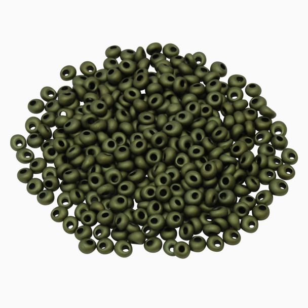 3mm Toho Magatamas -- Dark Olive Matte