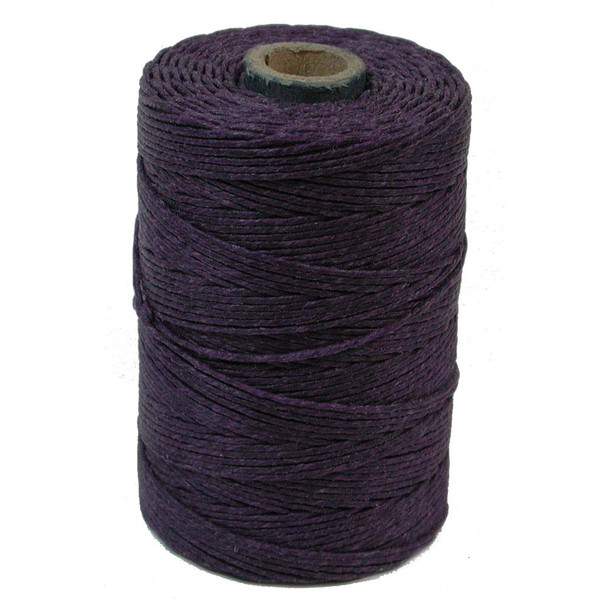 Irish Waxed Linen - Plum - Sold by the Foot