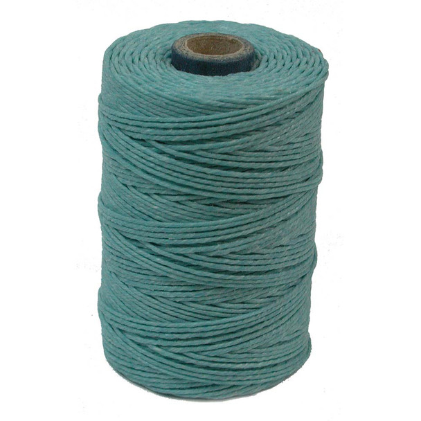 Irish Waxed Linen - Turquoise - Sold by the Foot