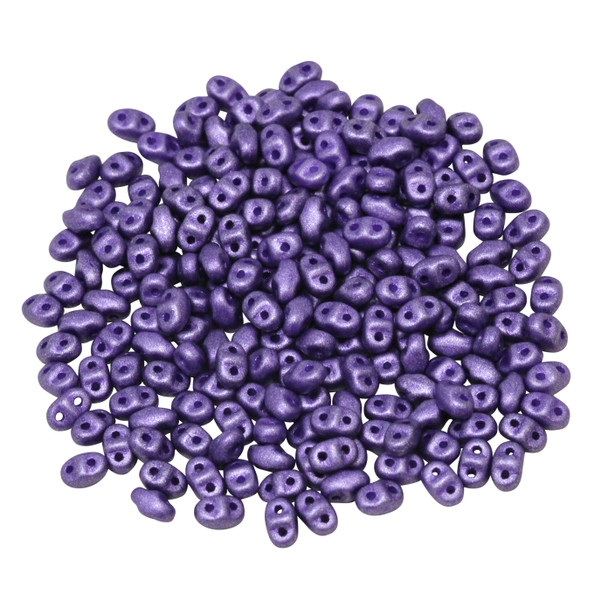 Matubo Mini SuperDuo -- Metallic Orchid Satin