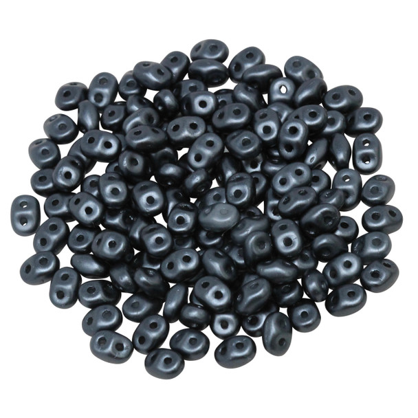 Matubo SuperDuo -- Charcoal Pearl Coat