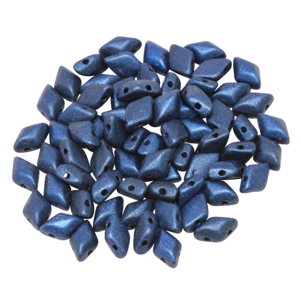 Matubo GemDuo -- Metallic Blue Suede