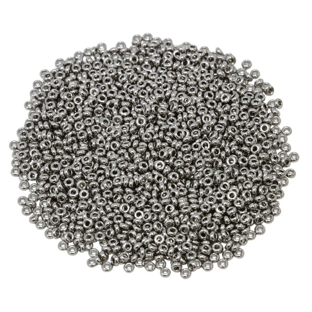 Size 11 Toho Demi Round Seed Beads -- 464A Nickel Plated