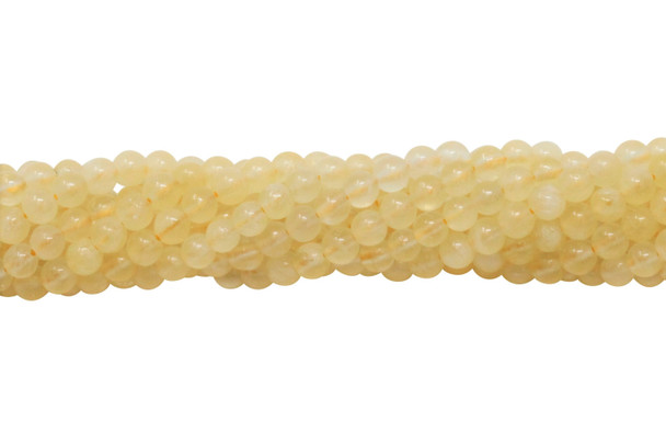Yellow Calcite Polished 4mm Round