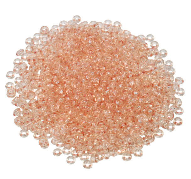 Size 8 Toho Demi Round Seed Beads -- Rose Quartz