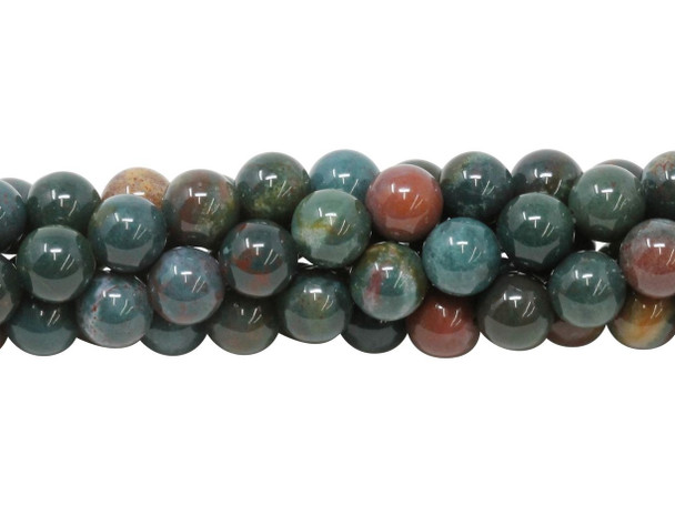 Blood Stone Polished 8mm Round