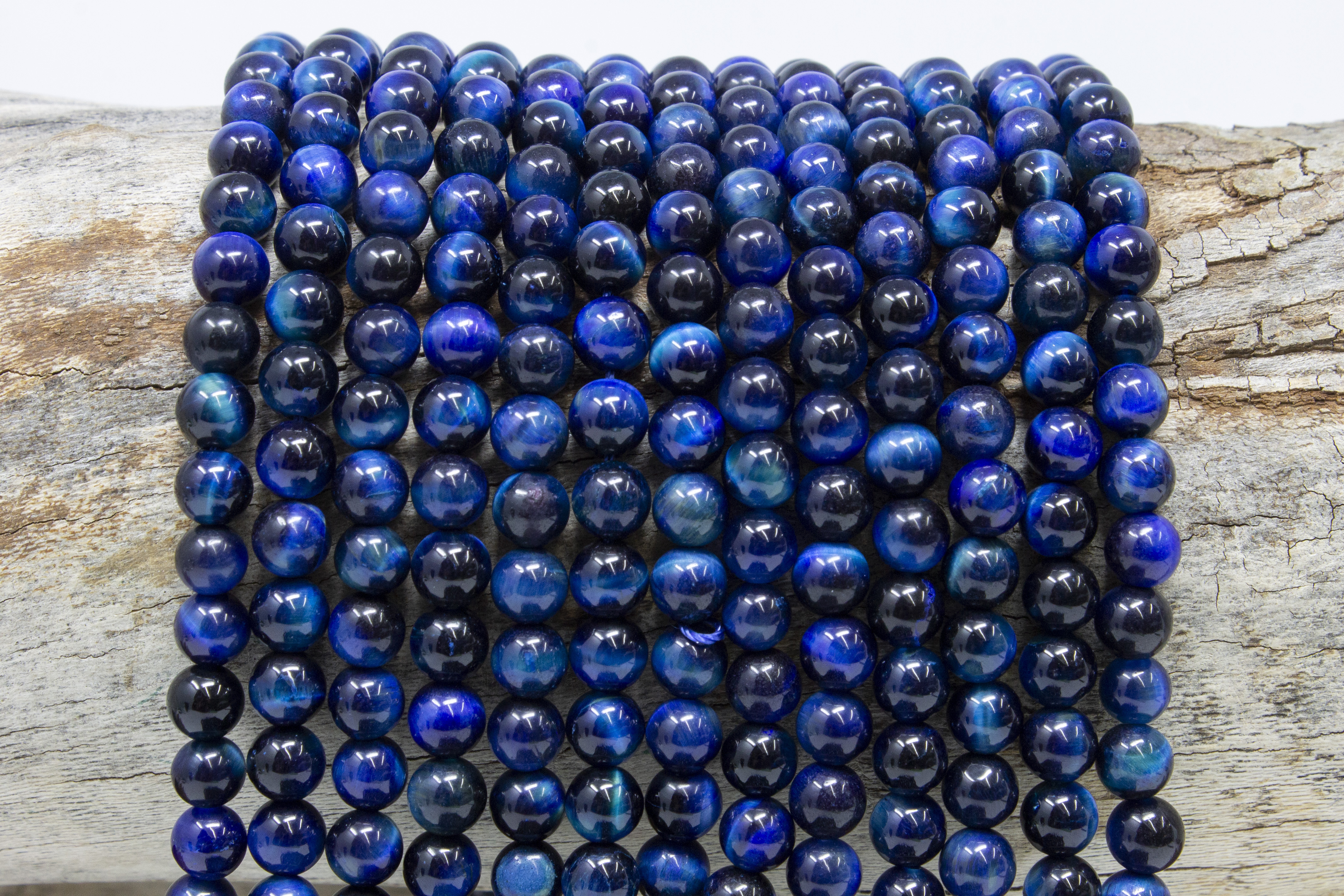 Lapis lazuli, 8mm round, dyed gem beads wholesale - pearl jewelry wholesale