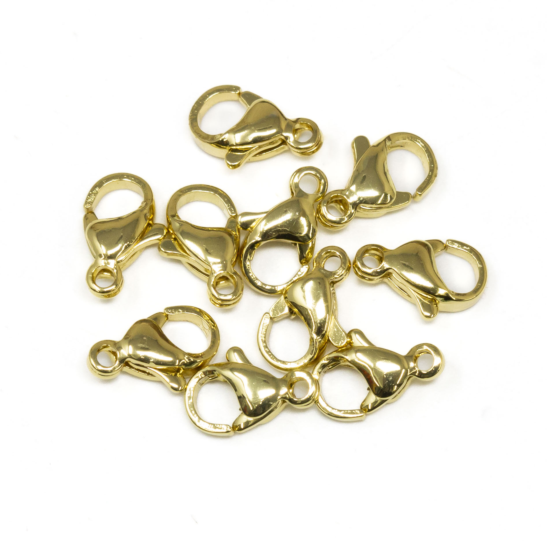 10x6mm Gold Lobster Clasp - 18K