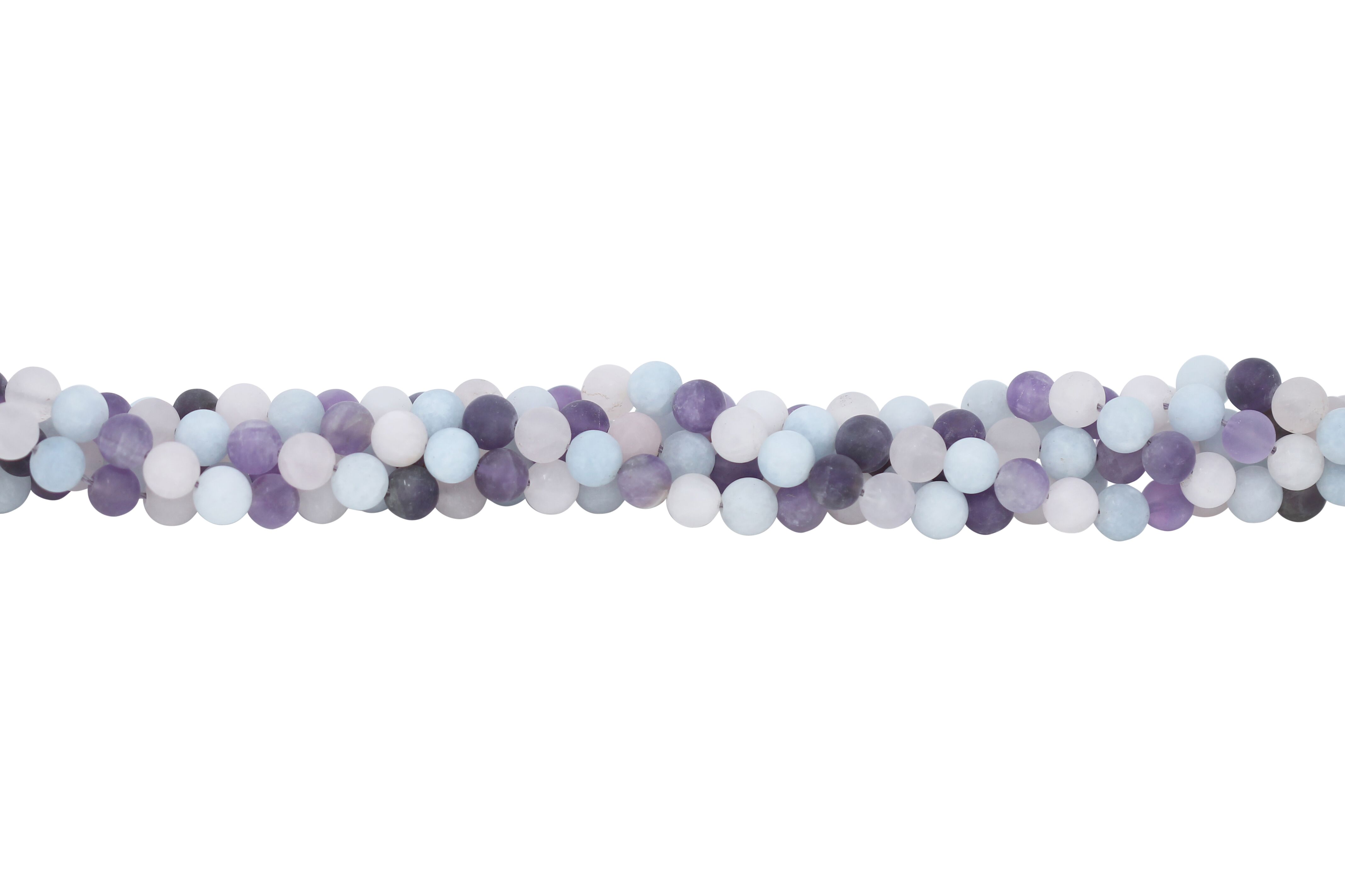 6mm Saturated Purple Fire Polish Beads (25 Beads) - Off the Beaded