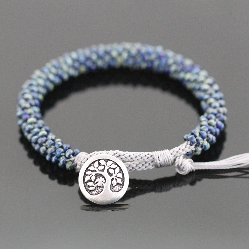 Kumihimo Bracelet Kit - Cobalt - Bead World