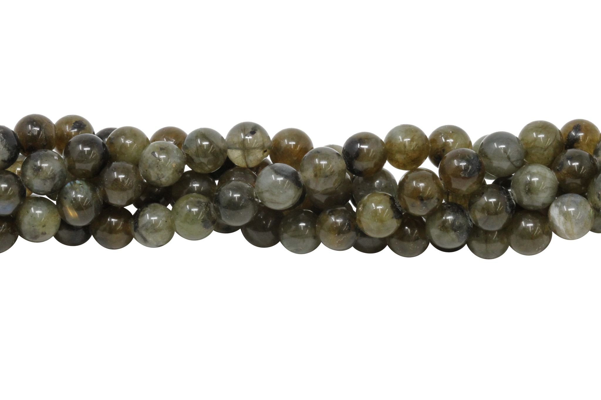 thumbnail image 2 of Eklavya Jewels 100% Natural Labradorite Beads – 3x3mm Box Shape Faceted – 13" Strand (EB515) 2 of 6