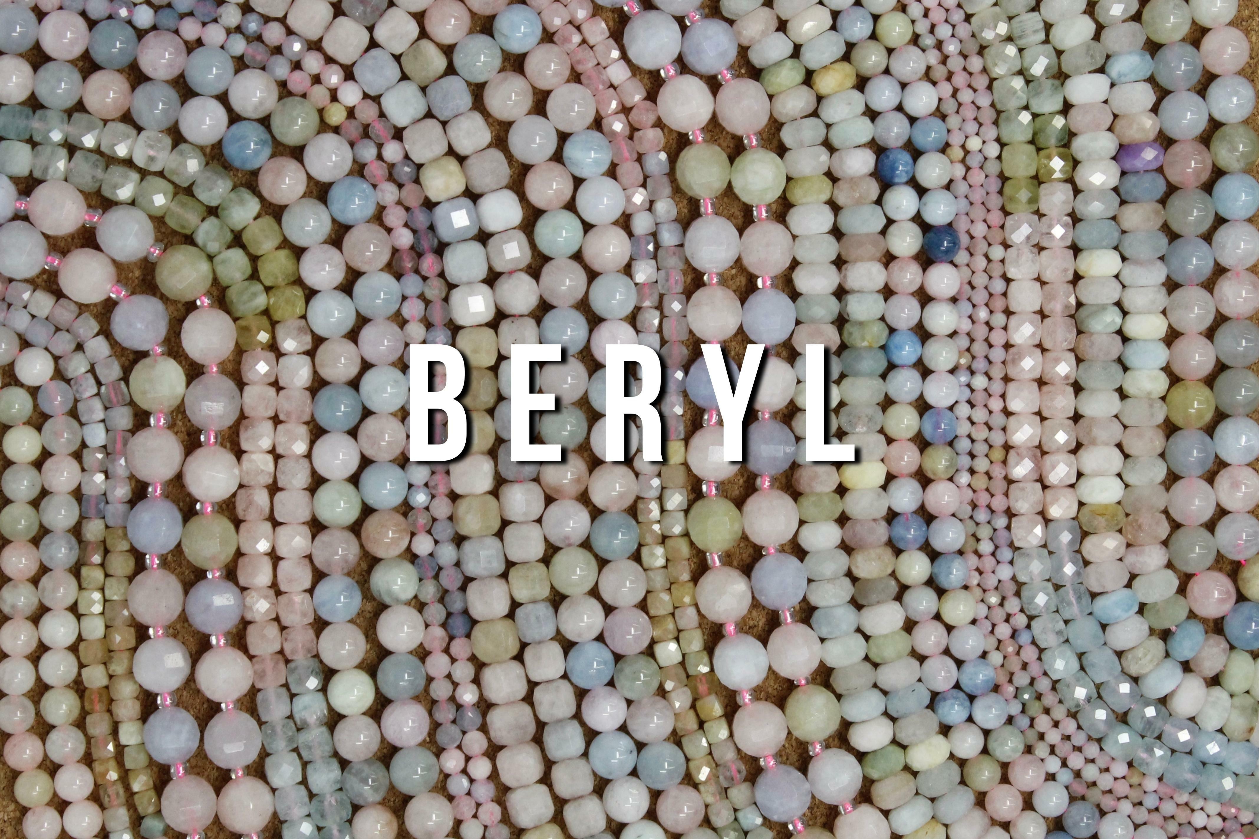 Multicolor Beryl Elastic Bracelet - 6mm Beads