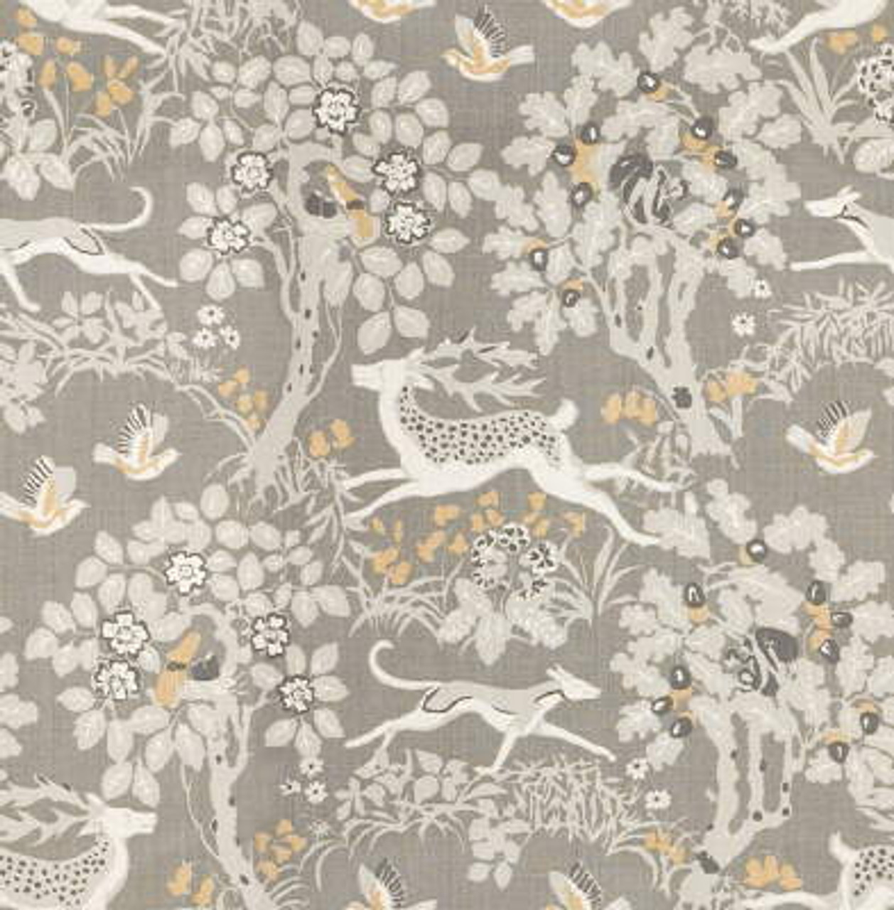 Lee Jofa Fabric Mille Fleur Silver - My Fabric Connection