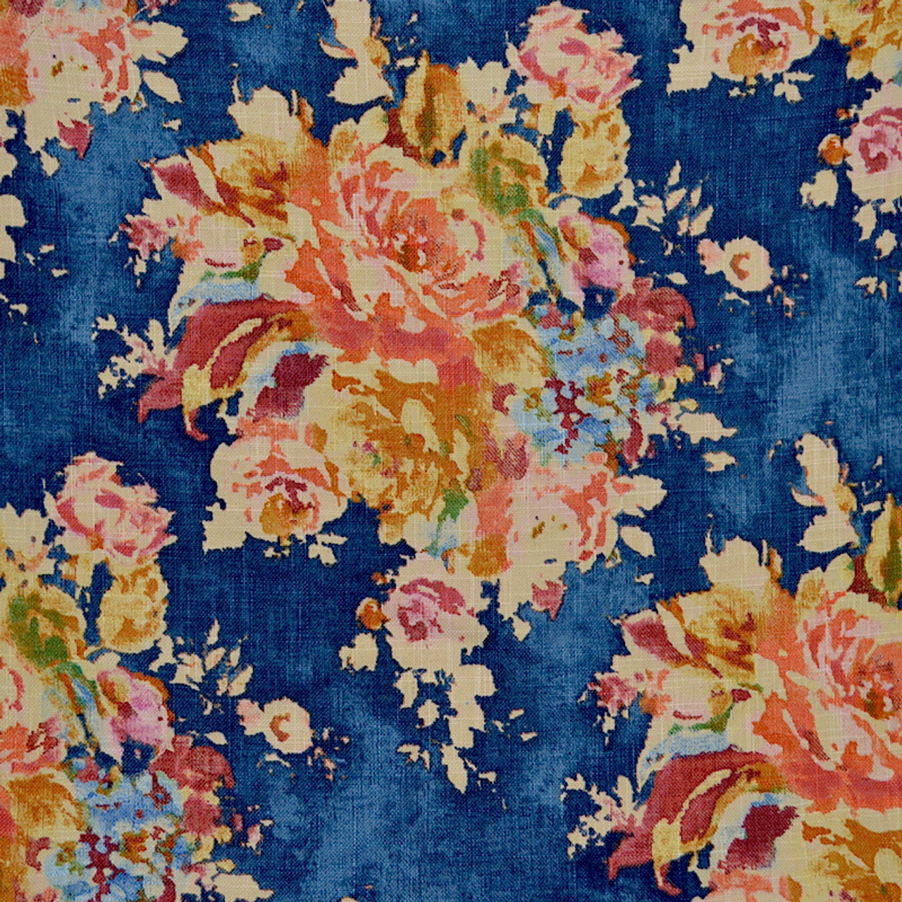 upholstery fabric for chairs blue And Pink Scalloped Detail