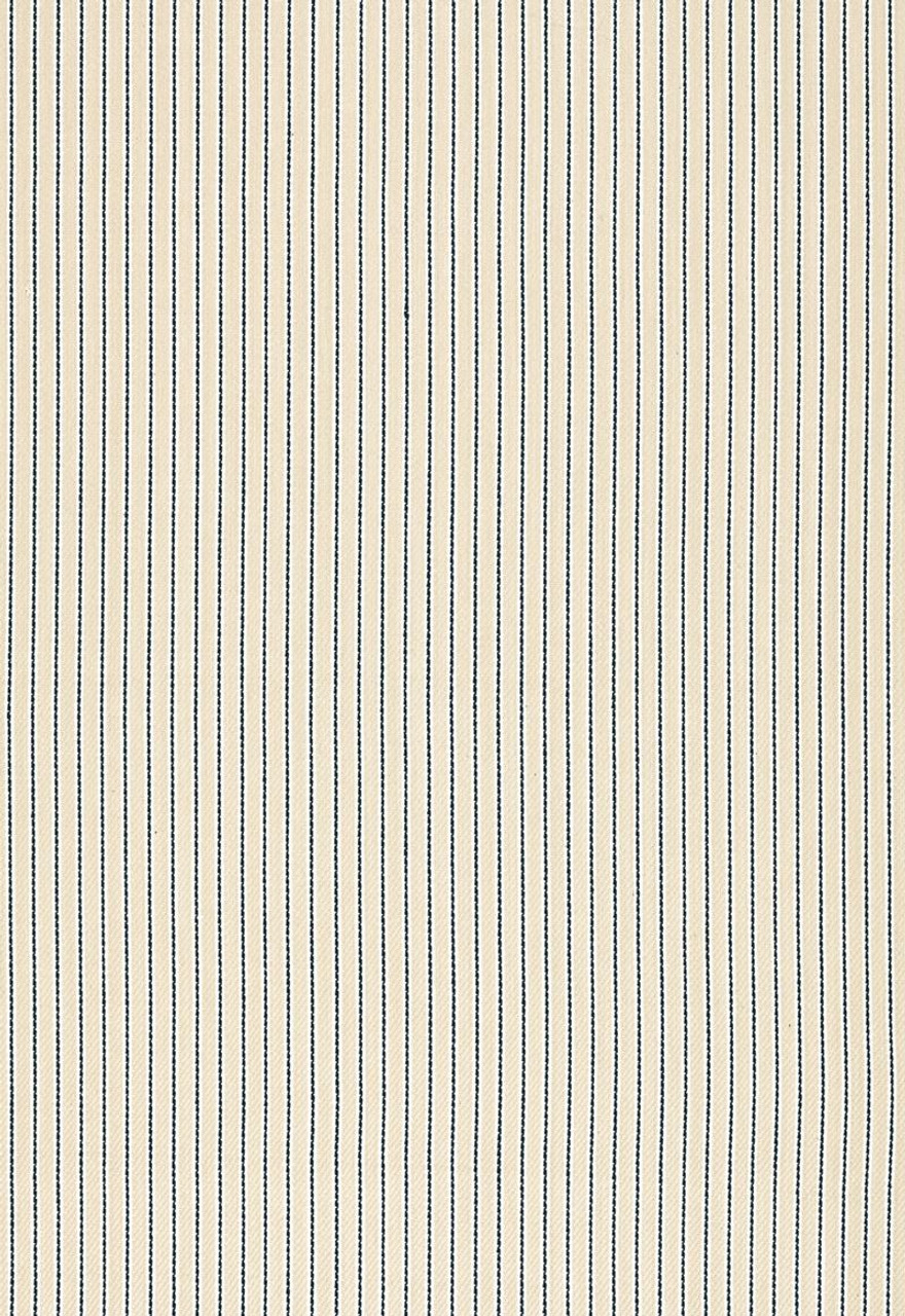 Schumacher Fabric Rain Shadow Stripe Indigo 67502