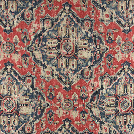 Carole Fabric Thunder Ridge Moroccan Red - My Fabric Connection