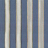 Kasmir Fabric Carnegie Stripe Indigo 1446 42% Viscose 40% Polyester 18% Linen CHINA 30,000 Martindale Cycles H: 7 inches, V: N/A 57 - My Fabric Connection - Kasmir