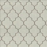 Kasmir Fabric Centurion Pewter 5077 100% Polyester Embroidery Contents 100% Polyester TURKEY Not Tested H: 6 4/8 inches, V: 9 4/8 inches 58 - 59 - My Fabric Connection - Kasmir