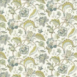 Kasmir Fabric Darby Hill Peacock 5082 100% Cotton USA 15,000 Wyzenbeek Double Rubs H: 54 inches, V: 27 inches 54 - My Fabric Connection - Kasmir