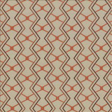 Kasmir Fabric Drewery Terra Cotta 1434 55% Cotton 35% Polyester 10% Rayon Embroidery Contents 50% Cotton 50% Viscose INDIA Not Tested H: 8 6/8 inches, V: 6 2/8 inches 51 - 56 - My Fabric Connection - Kasmir