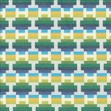 Kasmir Fabric Ixtapa Cobalt 5074 62% Polyester 38% Rayon USA 21,000 Wyzenbeek Double Rubs H: 1 6/8 inches, V: 1 5/8 inches 54 - My Fabric Connection - Kasmir