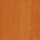 Kasmir Fabric Leaflet Orange 1443 100% Polyester CHINA Not Tested H: 1 4/8 inches, V: 1 4/8 inches 59 - 60 - My Fabric Connection - Kasmir